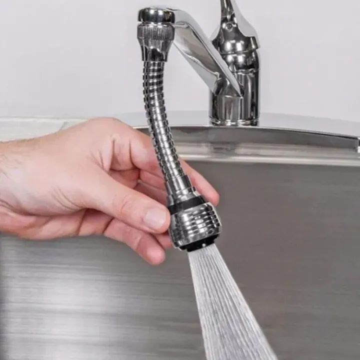 thumbnail image 2 of Uzant Faucet Extender 2 Pcs 1080°Stainless Steel Faucet Extender For Bathroom Sink 2 of 14