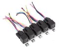 [With plug] relay 12V and 24v relay 5 pin/Relay 5 pin [high current 40A ] relay 12v 24v relay 5 pin 40A ready to ship. Car relay current 40 amp. 