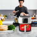 Silicone Air Fryer Oven Baking Plate Pizza Fried Chicken Silicone Basket Reusable Air Fryer Liner Accessory Silicone Air Fryer.