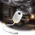 2 In 1 Usb Mini  Star Projector Night Light 12 Films Starry Sky Ambient Light For Car Home Decoration For Adults And Kids. 