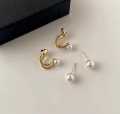Double pearl earring for women & girls.