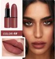COLORFISH Matte Lipstick in 6 Colors Waterproof Long-lasting Beauty Matte High-Impact Lip Gloss Non-Stick Cup Colorless Anti-Wear Women's Lipstick. 