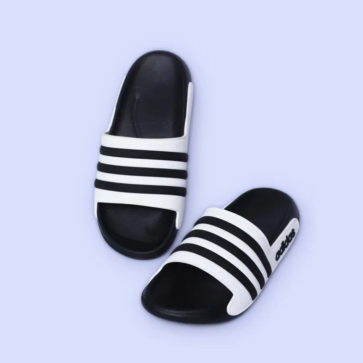 Stridez%20Classic%20Triple-Line%20Slides%20%E2%80%93%20Black%20&%20White%20Edition%20-%20Image%205