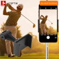 Golf Swing Training Recording Videotaping Aids Cellphone Fixing Holder ABS Clip Stand Bracket for Alignment Stick Golf Part. 
