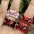 SPiDERMAN RING/SPIDER WOMEN RING/SPIDER RING/BEADED RINGS. 
