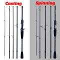 PHISHGER Spinning Baitcasting Travel Carbon Mini Goods For Fishing Rods Casting Weight 5-30g M Fast Ultralight Lure Trout Pole. 