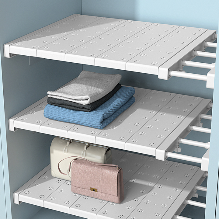 Scalable partition layer clothing storage rack