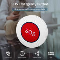 Tuya Smart ZigBee SOS Button Sensor Alarm Emergency Call Button For Kids Elderly Patient Tuya Smart Life App Remote Control. 