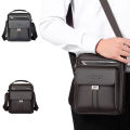 Men's Genuine Leather Crossbody Shoulder Bags High Quality Tote Fashion Business Man Messenger Bag Leather Bags Fanny Pack. 
