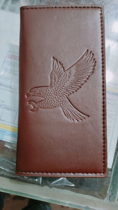men leather violet &purse for rupees business card