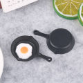 1:12 Dollhouse Miniature Frying Egg Pans for Dolls House Cooking Ware Play Kitchen Toy Accessories.