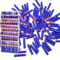7.2cm 100pcs For Nerf Soft Bullets Darts Round Head Refill Sponge Darts Kids Children Toy Gun Bullets For NERF N-Strike Blasters. 