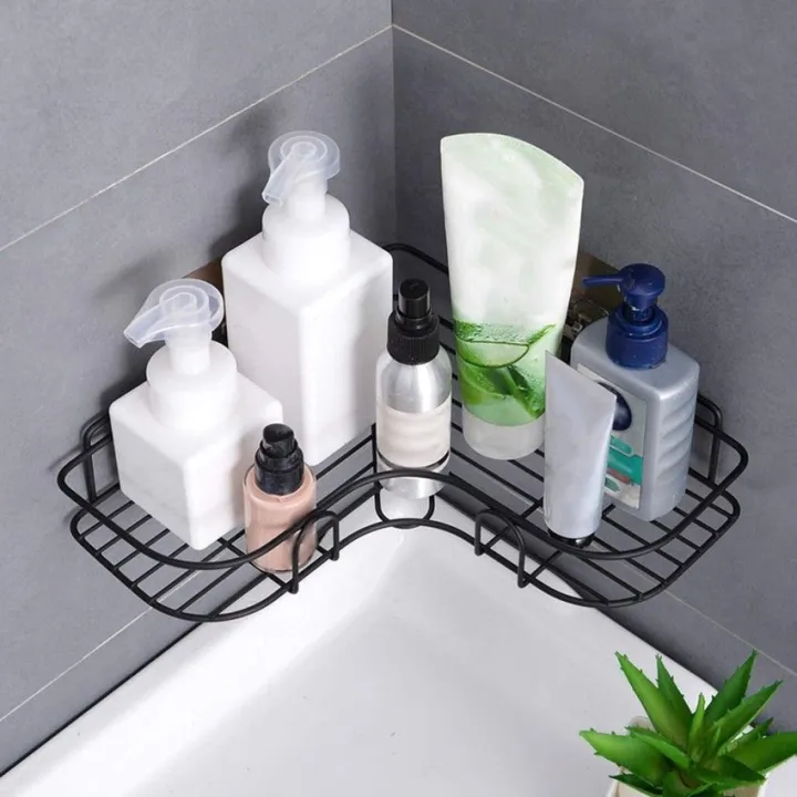Bathroom%20kitchen%20Punch%20Corner%20Frame%20Shower%20Shelf%20Wrought%20Iron%20Shampoo%20Storage%20Rack%20Holder%20bathroom%20accessories%20-%20Image%203