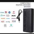 WIFI ROUTER UPS POWER BANK 12 VOLT or 9volt. 