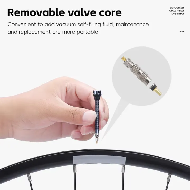 WEST%20BIKING%202PCS%20Bicycle%20Tubeless%20Tire%20Presta%20Valve%20MTB%20Road%20Bike%20Aluminum%20Alloy%2040mm%20to%2085mm%20Stems%20with%20Valve%20Core%20Removal%20Tool%20-%20Image%206