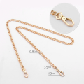 40/60/90/120cm Handbag Metal Chains DIY Purse Chain With Buckles Shoulder Bags Straps Handbag Handles Bag Parts Gold Chain.