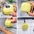 Silicone Massage Bath Brush | Exfoliating Body Scrubber and Massager. 