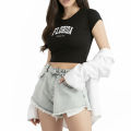 Imported Premium Super Soft Cotton Crop Top T shirt for Stylish Design For Girls And Women. 