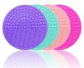 Makeup Brush Cleaning Mat Silicone Makeup Brush Scrubber Brush Cleaner Pad. 