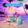 Sanrio Series Building Blocks Hangyodon Kuromi Hello Kitty Melody Flower Car Model Bricks Collection Kids DIY Toys Holiday Gifts. 