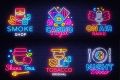Neon Light Sign Boards (2 Alphabets 0.5 Meter, With Thick Acrylic Sheet & 12V Adopter). 