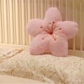 Super Soft Cherry Blossom Flower Pillow, Princess Style Love Pillow for Living Room, Adult, Cute Niche for Valentine's Day.