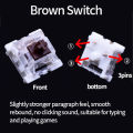 Outemu Switch for Keyboard 3Pin Dustproof Linear Tactile Clicky Silent Switches for MX Mechanical Keyboards Gaming Switch DIY. 