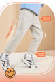 Boys Jogger Sports Pants Luminous Lightning Print Kids Cotton Long Sweatpant Cartoon Running Trousers with Pocket. 
