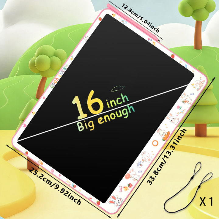 11/13/16%20Inch%20Kids%20Chalkboard%20LCD%20Writing%20Board%20Tablet%20Drawing%20Painting%20Educational%20Toy%20for%20Children%20Aged%203-8%20Years%20Boys%20Girls%20-%20Image%207
