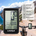 LIXADA Wireless Bike Speedometer Backlight USB Rechargeable Bike Cycling Computer Bicycle Speed Meter Odometer Bicycle Computer. 
