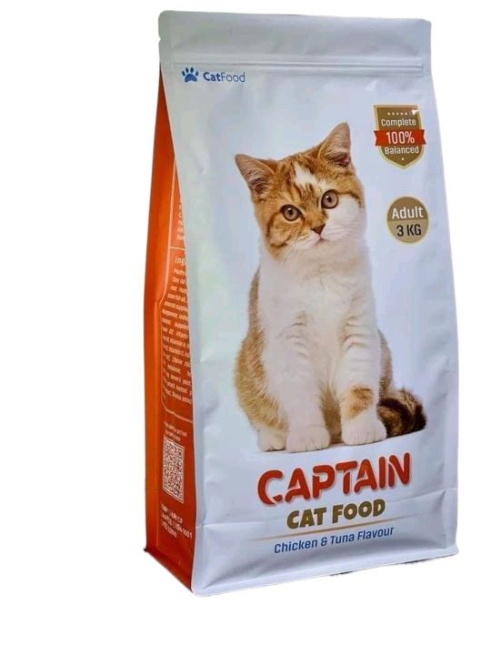 Captain Cat Food Chicken &Tuna Flavour 3kg