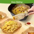23cm Baking Paper Hot Air Fryer Liners Disposable Non-stick Oil-proof Baking Paper Liner for Oven Microwave Roasting Accessor. 