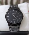 Rsossra Black Stainless Steel Watch for Men.