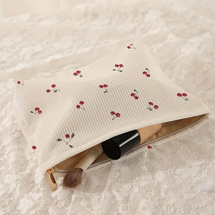 Cherry%20Printed%20Corduroy%20Makeup%20Bag,%20Lightweight%20Zipper%20Makeup%20Storage%20Box,%20Multifunctional%20Bag%20with%20Lining%20-%20Image%206