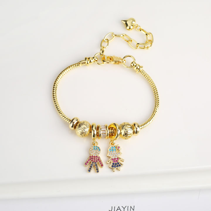 Cute%20Crystal%20Zirconia%20Boys%20Girls%20Theme%20Snake%20Bone%20Chain%20Bracelet%20Personalized%20for%20Men%20Women%20Birthday%20Party%20Birthday%20Jewelry%20Gift%20-%20Image%203