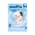 Molfix Baby Diaper Belt 3 Midi 60 Pcs Made in Turkey 4 9 Kg Soft Comfortable Baby Diaper.