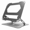 Aluminum Alloy Heavy Laptop Stand With Adjustable Height & Foldable Design. 