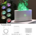 Kinscoter Aroma Diffuser Air Humidifier Ultrasonic Cool Mist Maker Fogger Led Essential Oil Flame Lamp Difusor. 