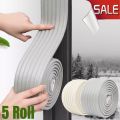 5Roll Acoustic Foam  Window Sealing Strip Self-adhesive for Door Window Windproof Tape Door Serl Gap Air Leakage Filling Strip. 