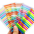 3000 Sheets Color Stickers Transparent Fluorescent Index Tabs Flags Sticky Note Page Bookmark School Office Supplies Stationery.