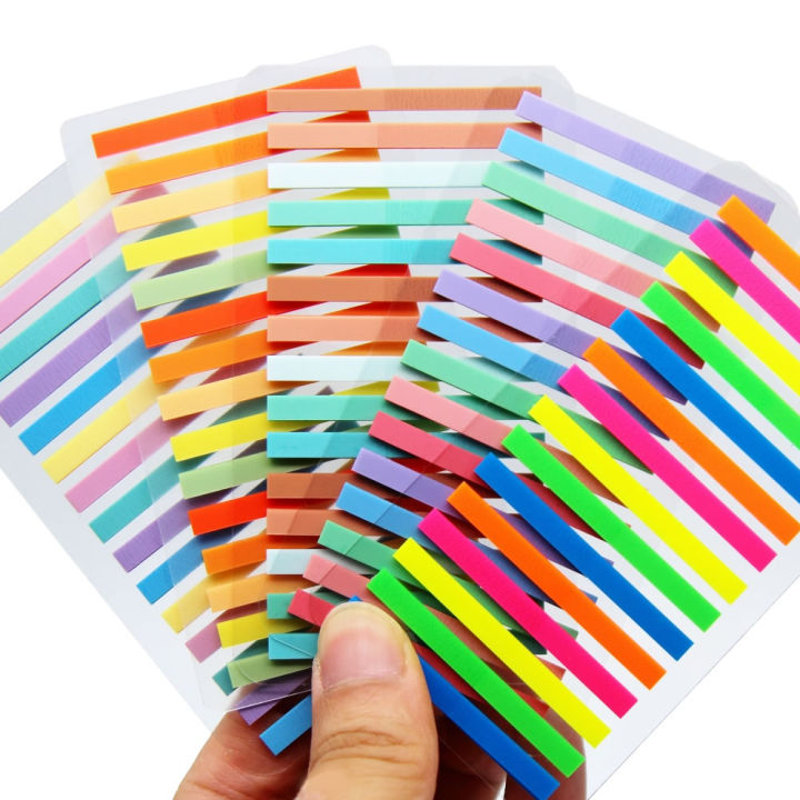 3000%20Sheets%20Color%20Stickers%20Transparent%20Fluorescent%20Index%20Tabs%20Flags%20Sticky%20Note%20Page%20Bookmark%20School%20Office%20Supplies%20Stationery%20-%20Image%206