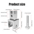 2pcs Motorcycle Rear Shock Extender Motorcycle Front Shock Riser With Screw Front Shock Riser Height Extension Absorber Metal.