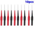 10Pcs 30V Diagnostic Tools Multimeter Test Lead Extention Back Piercing Needle Tip Probes Car Automotive Test Probe Kit 0.7MM.