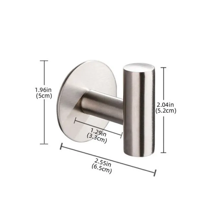 Stainless%20Steel%20Robe%20Hook%20Adhesive%20Wall%20Hook%20Towel%20Hook%20for%20Bathroom%20Kitchen%20Garage%20Heavy%20Duty%20Wall%20Mounted%20Kitchen%20Hardware%20-%20Image%202