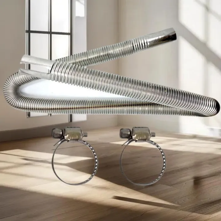NEW%2060-300cm%20Air%20Parking%20Heater%20Stainless%20Steel%20Exhaust%20Pipe%20Tube%20Gas%20Vent%20Hose%20With%20Hose%20Clamp%20For%20Car%20Heater%20-%20Image%203