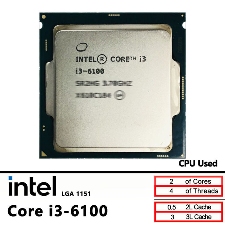 Intel%20Core%20i3%206100%20Used%20I3-6100%203.7%20GHz%202%20cores%204%20threads%2051W%20CPU%20processor%20LGA%201151%20-%20Image%202
