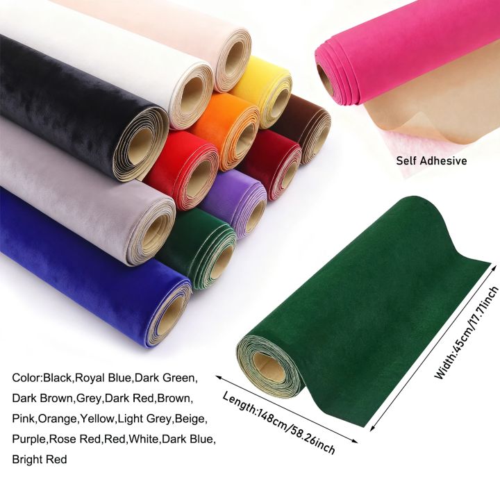 1/2/3%20Roll%20Self-Adhesive%20Velvet%20Flock%20Liner%2045x148cm,%20Multi-Color%20Contact%20Paper%20for%20Jewelry%20Box%20Lining,%20Drawer%20&%20Craft%20Projects%20-%20Image%202