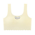 Teenage Girls' ice Silk Seamless Bra  Comfortable Underwear For Junior And High School Girls Undergarment For Girls In Puberty. 