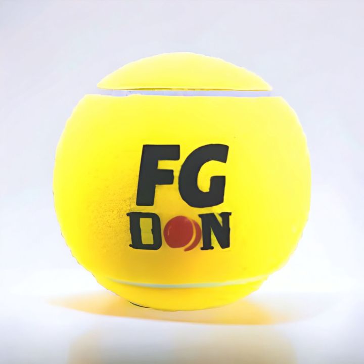 Original FG Don( Tennis ) Ball For Cricket | Original FG Don Tape Ball / Cricket Ball / Tenis Ball | For Indoor And Outdoor Use | Single Piece | One Of The Best Quality Tennis Ball For Cricket Lovers |