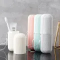 Portable Toothpaste Toothbrush Protect Holder Case Travel Camping Storage Box Protect Toothbrush Toothpaste from Dirt and Damage. 